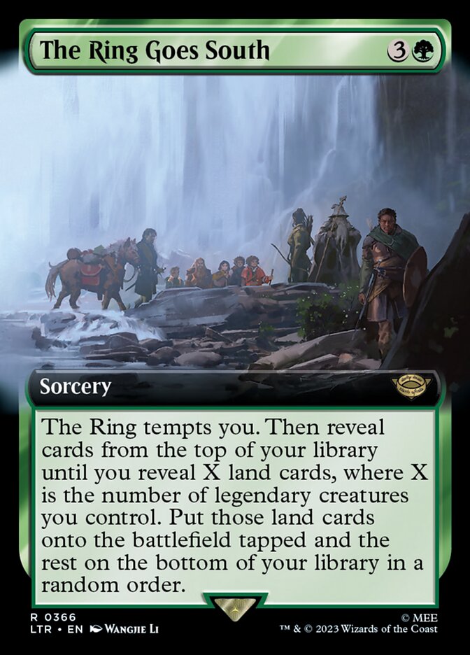 The Ring Goes South (Extended Art) [The Lord of the Rings: Tales of Middle-Earth] Foil