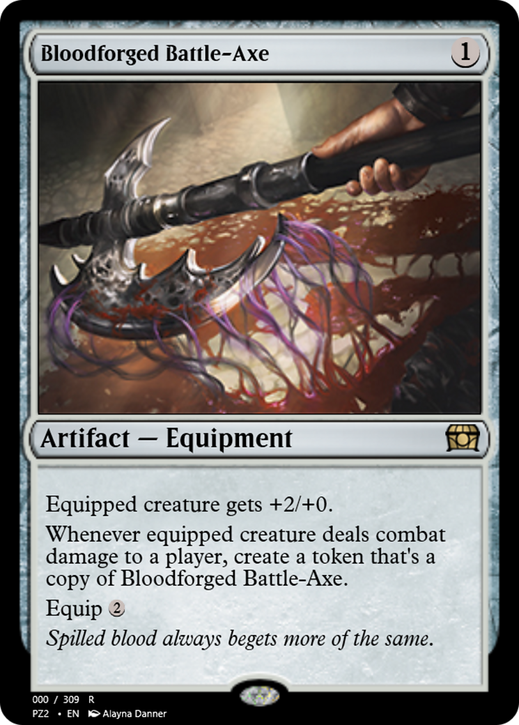 Bloodforged Battle-Axe  [Treasure Chest] Foil