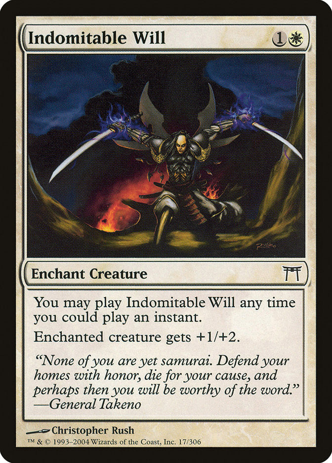 Indomitable Will [Champions of Kamigawa] Foil