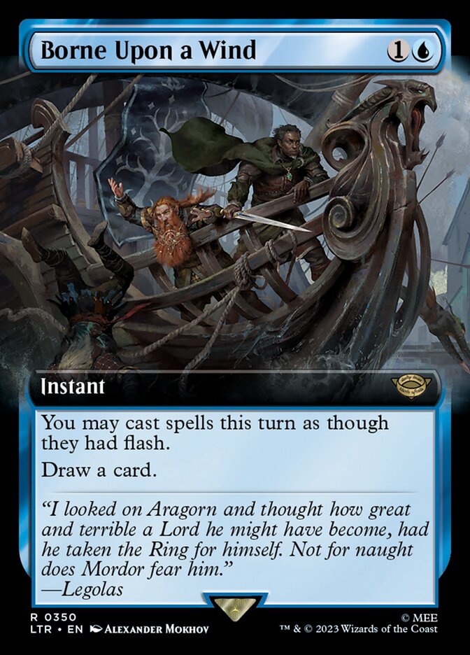 Borne Upon a Wind (Extended Art) [The Lord of the Rings: Tales of Middle-Earth] Foil