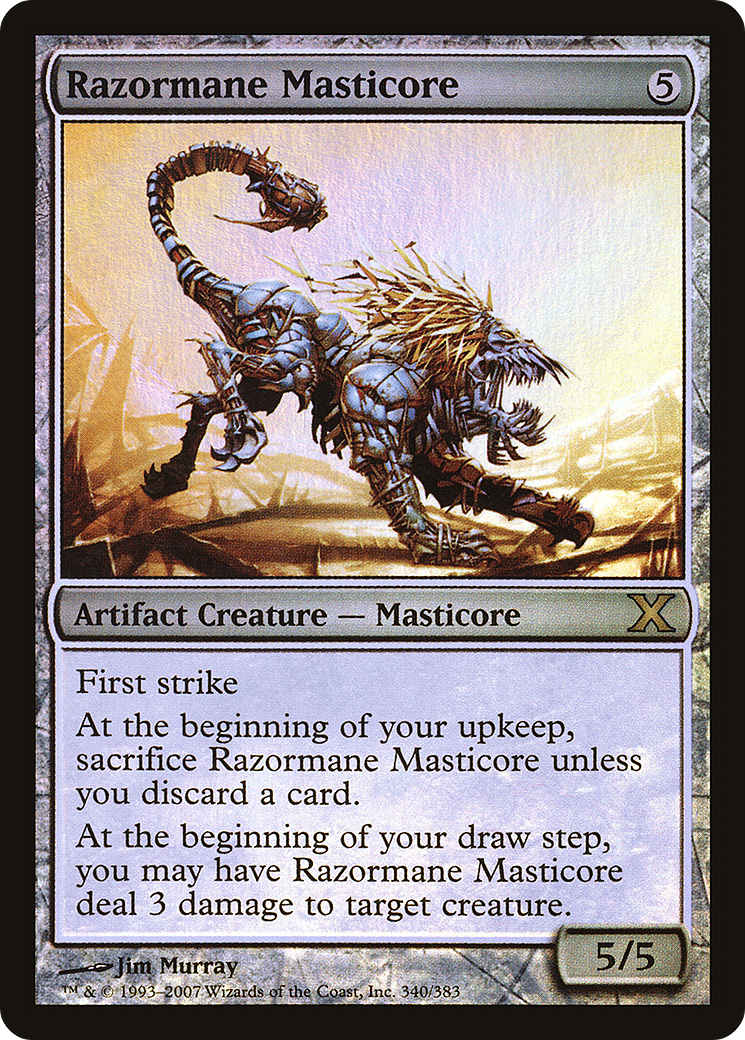 Razormane Masticore  [Tenth Edition] Foil