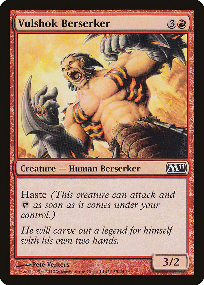 Vulshok Berserker [Magic 2011] Foil