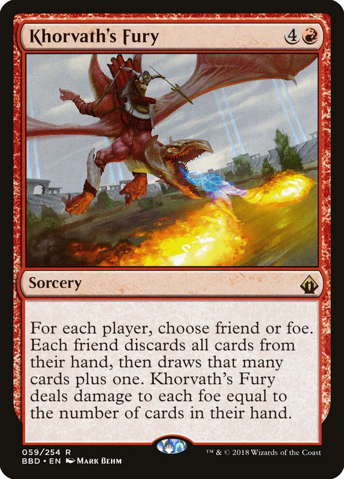 Khorvath's Fury [Battlebond] Foil