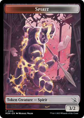 Spirit Token (13) [March of the Machine Tokens]