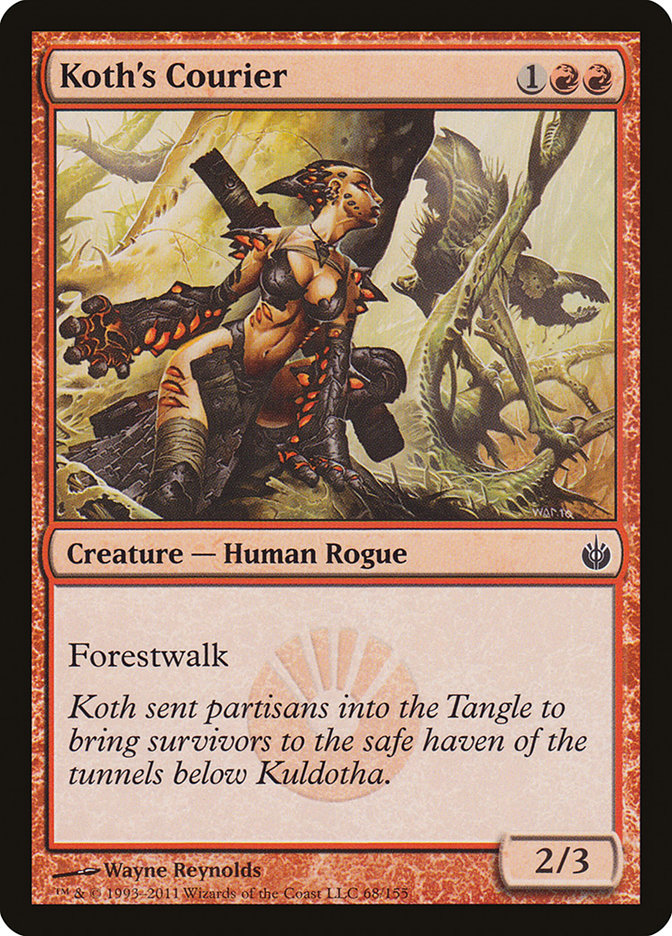 Koth's Courier [Mirrodin Besieged] Foil