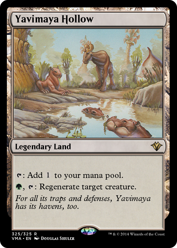 Yavimaya Hollow  [Vintage Masters] Foil