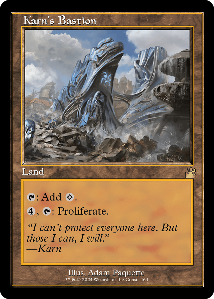 Karn's Bastion (Retro Frame) [Ravnica Remastered] Foil