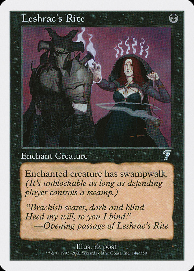 Leshrac's Rite [Seventh Edition] Foil