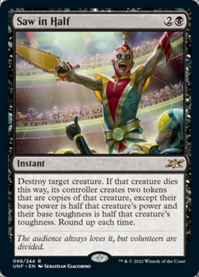 Saw in Half [Unfinity] Foil
