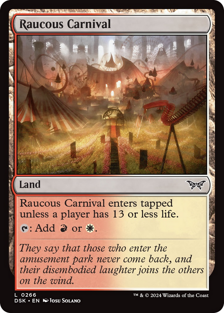 Raucous Carnival [Duskmourn: House of Horror] Foil