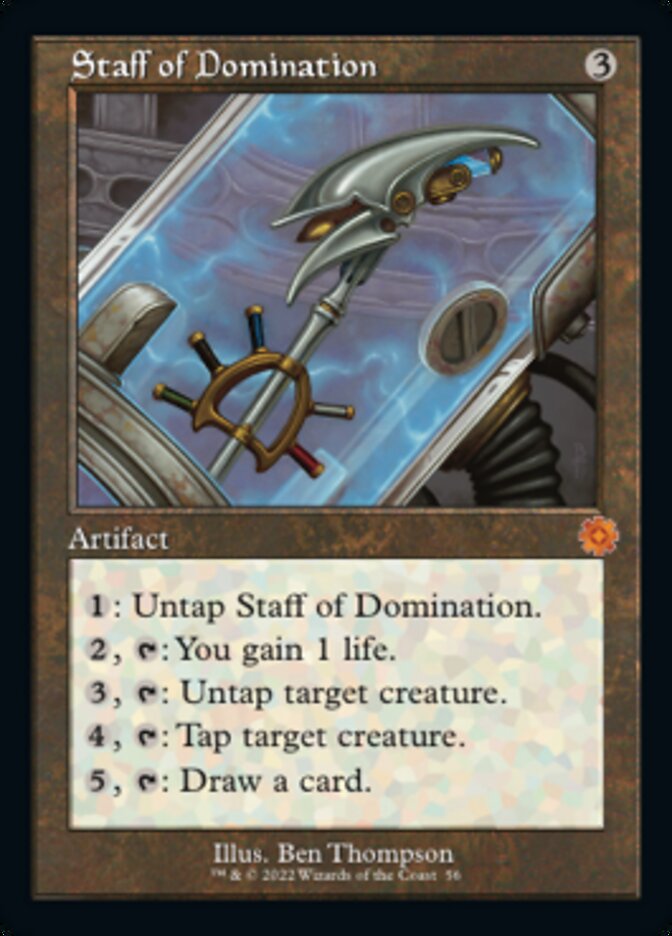 Staff of Domination (Retro) [The Brothers' War Retro Artifacts] Foil