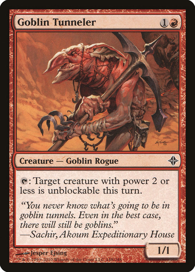 Goblin Tunneler [Rise of the Eldrazi] Foil