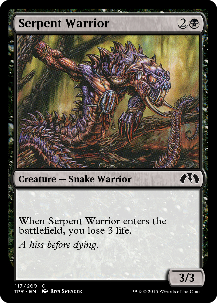 Serpent Warrior  [Tempest Remastered] Foil