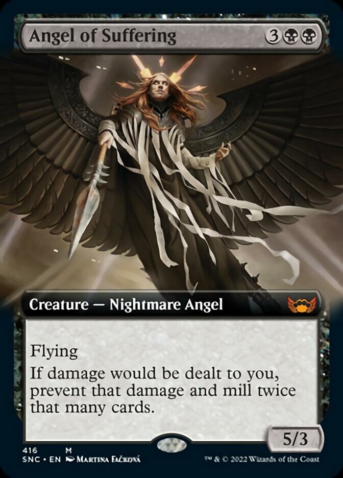 Angel of Suffering (Extended Art) [Streets of New Capenna] Foil