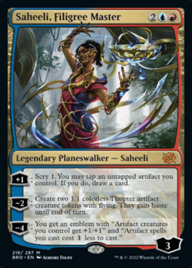 Saheeli, Filigree Master [The Brothers' War] Foil