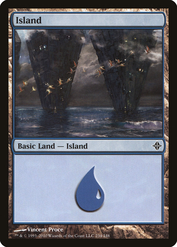 Island (234) [Rise of the Eldrazi] Foil