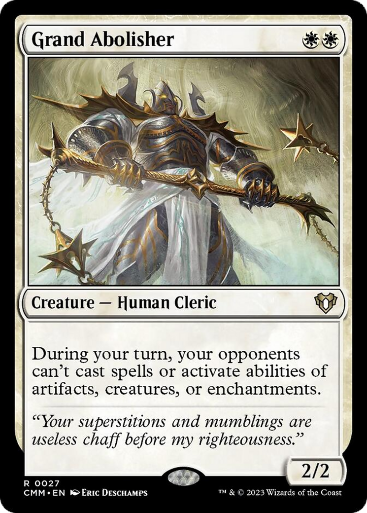 Grand Abolisher [Commander Masters] Foil
