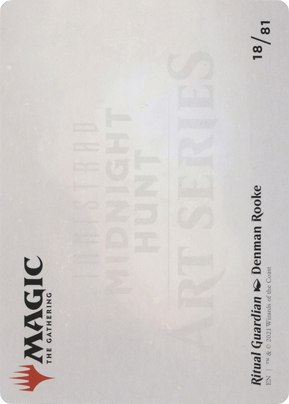 Ritual Guardian // Ritual Guardian  [Midnight Hunt Art Series] (Borderless) Foil