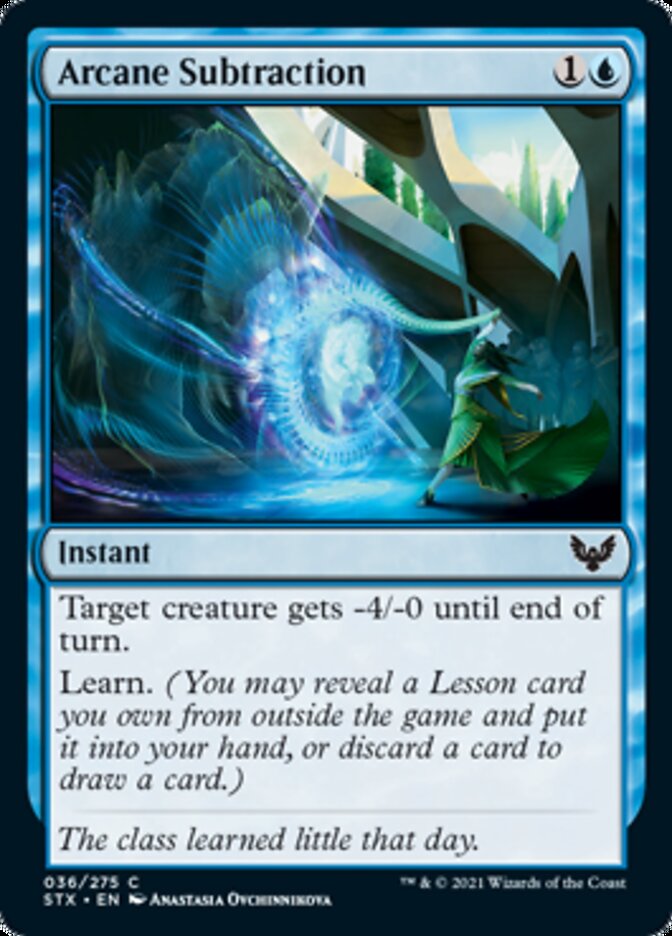 Arcane Subtraction [Strixhaven: School of Mages] Foil