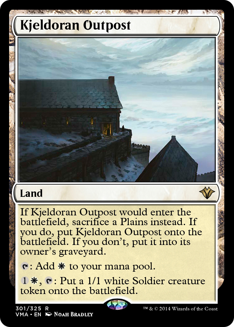 Kjeldoran Outpost  [Vintage Masters] Foil