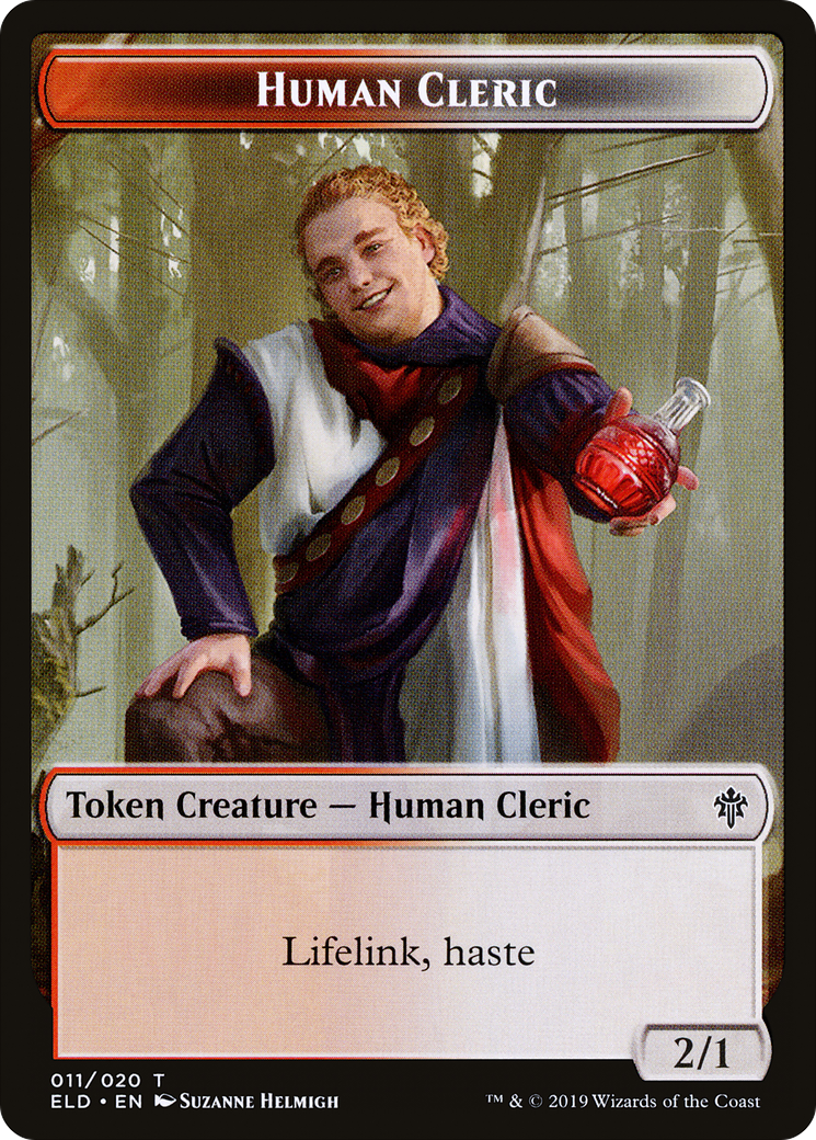 Human Cleric  [Throne of Eldraine Tokens]