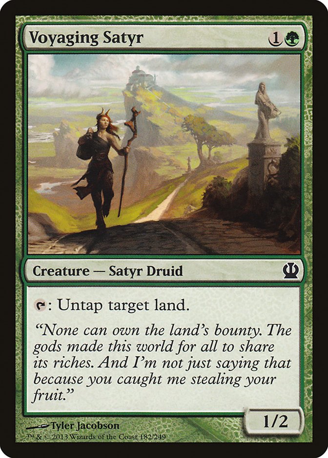 Voyaging Satyr [Theros] Foil