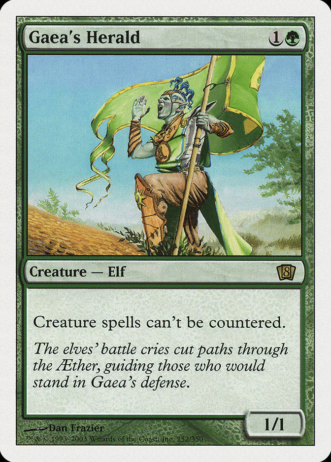 Gaea's Herald [Eighth Edition] Foil
