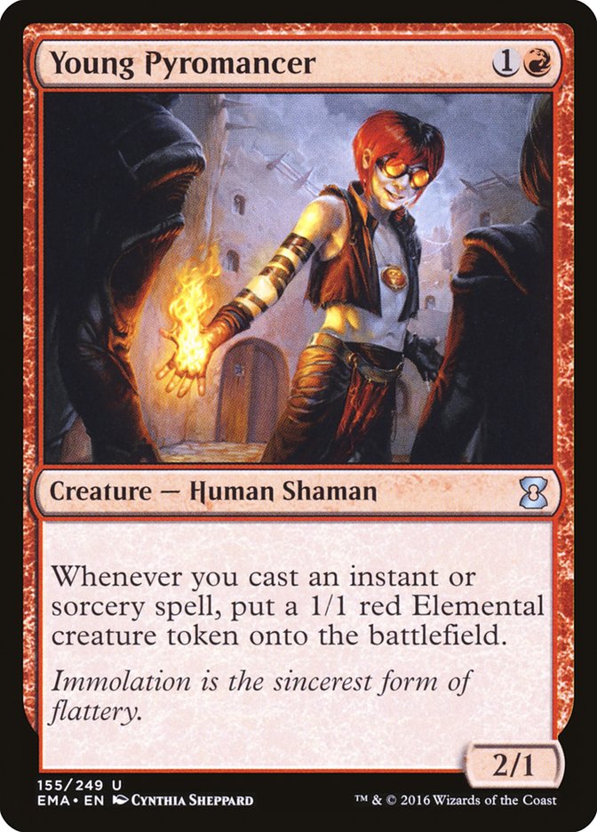 Young Pyromancer [Eternal Masters] Foil