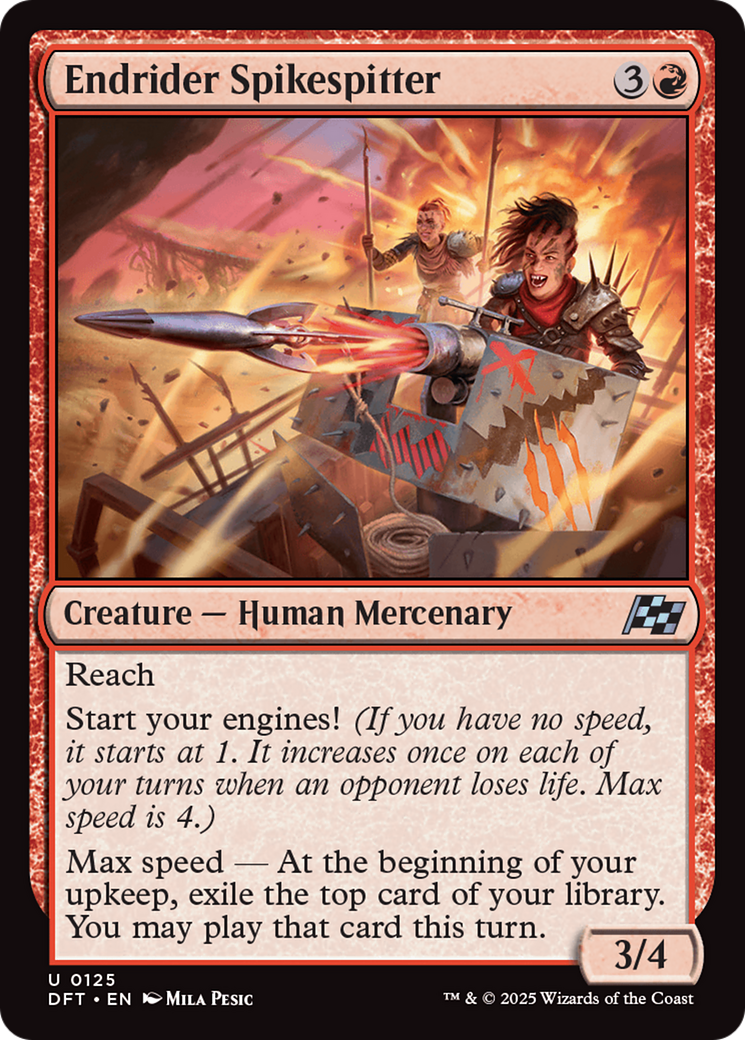 Endrider Spikespitter [Aetherdrift] Foil