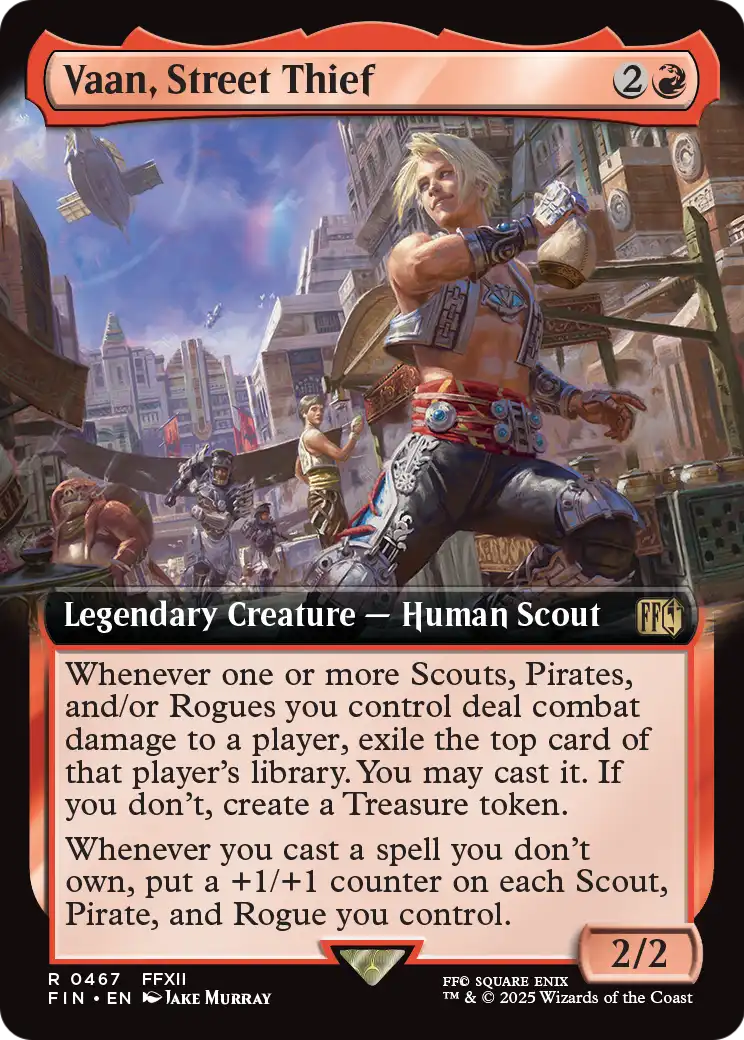 Vaan, Street Thief (Borderless) [FINAL FANTASY] Foil