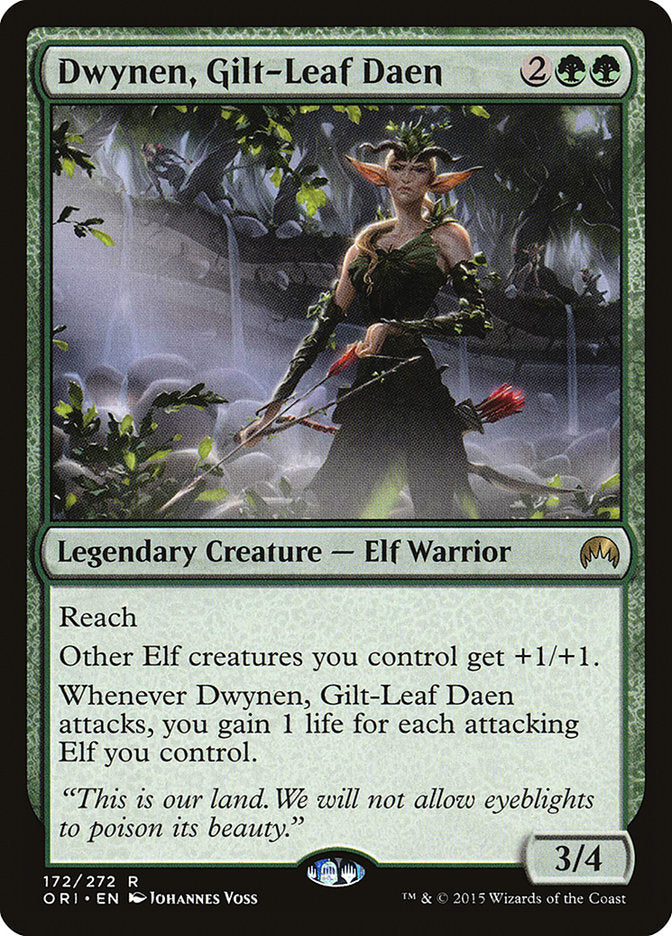 Dwynen, Gilt-Leaf Daen [Magic Origins] Foil