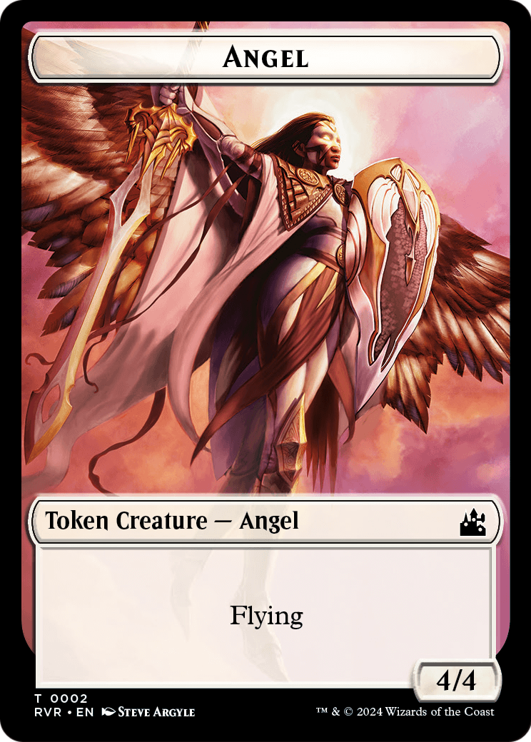 Angel  [Ravnica Remastered Tokens] Foil