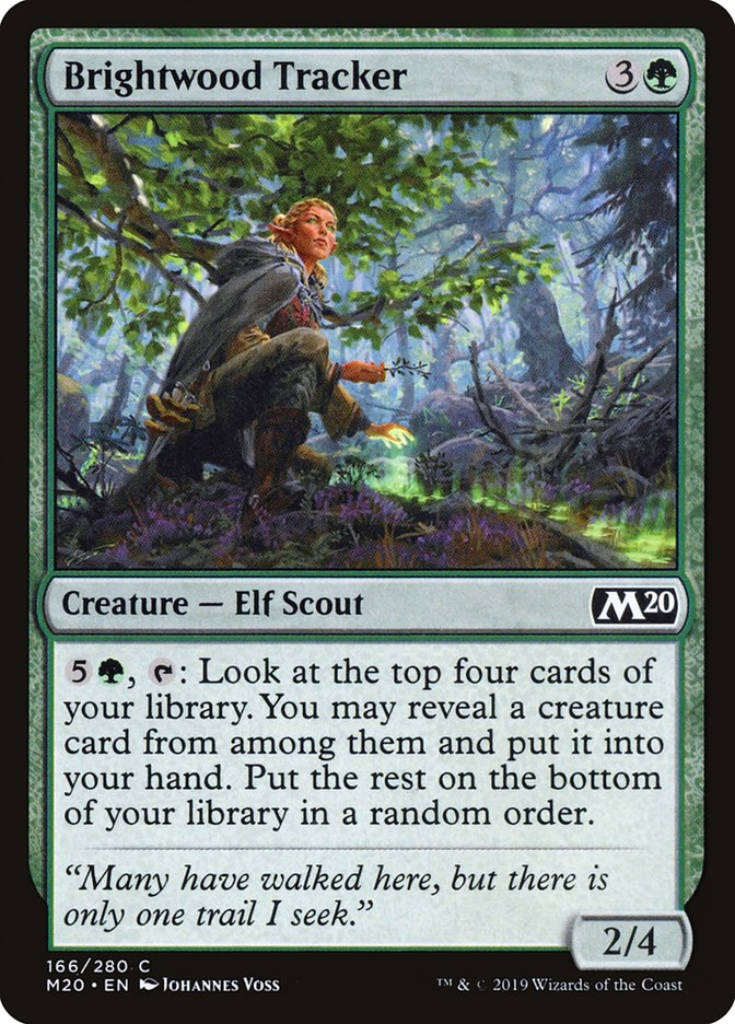 Brightwood Tracker [Core Set 2020] Foil
