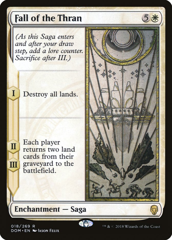 Fall of the Thran [Dominaria] Foil