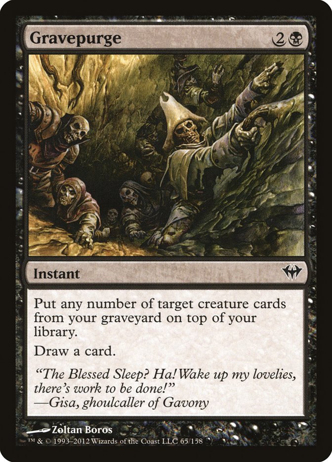 Gravepurge [Dark Ascension] Foil