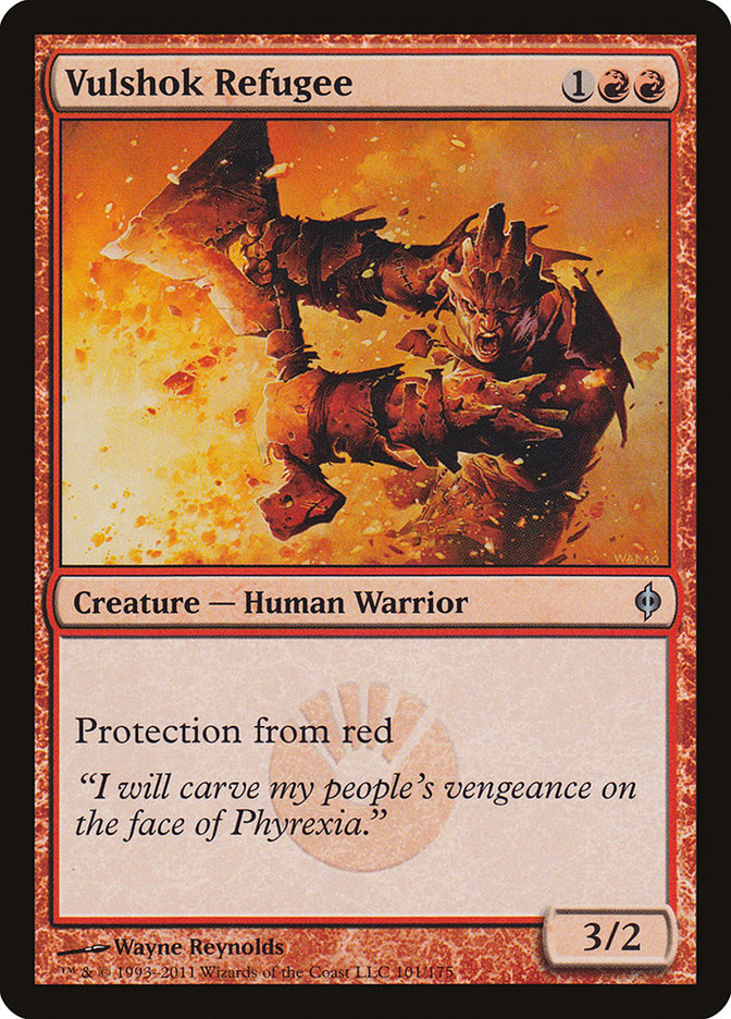 Vulshok Refugee [New Phyrexia] Foil