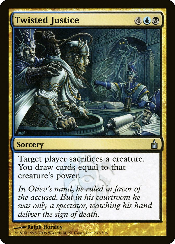 Twisted Justice [Ravnica: City of Guilds] Foil