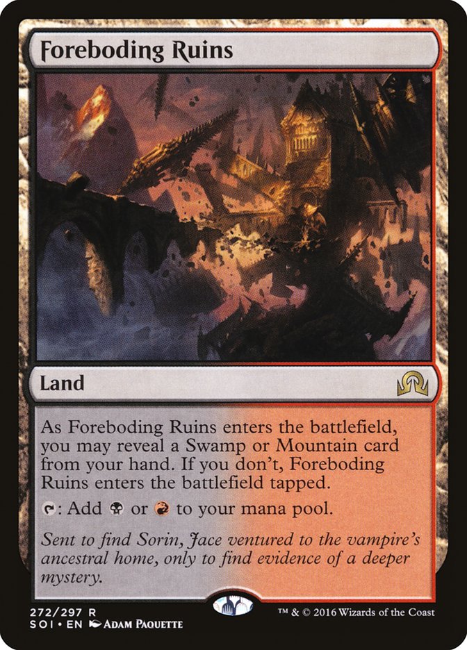 Foreboding Ruins [Shadows over Innistrad] Foil
