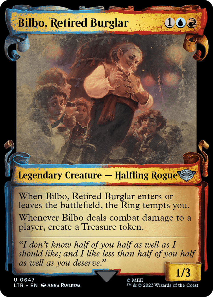 Bilbo, Retired Burglar [The Lord of the Rings: Tales of Middle-Earth Showcase Scrolls] Foil