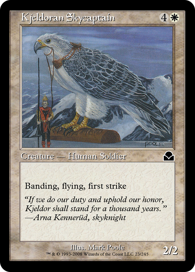 Kjeldoran Skycaptain  [Masters Edition II]