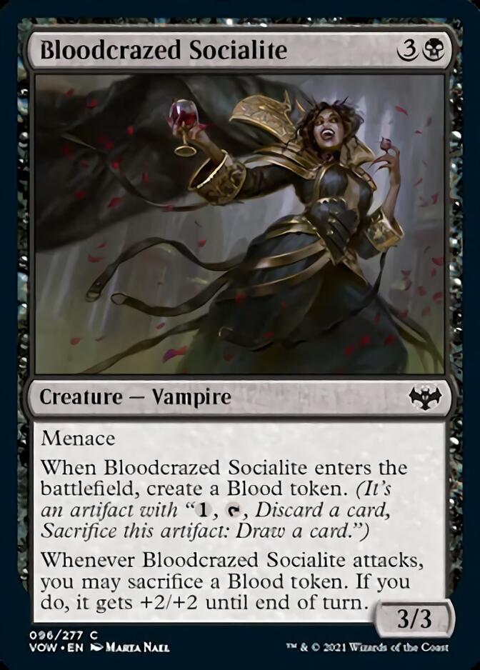 Bloodcrazed Socialite [Innistrad: Crimson Vow] Foil