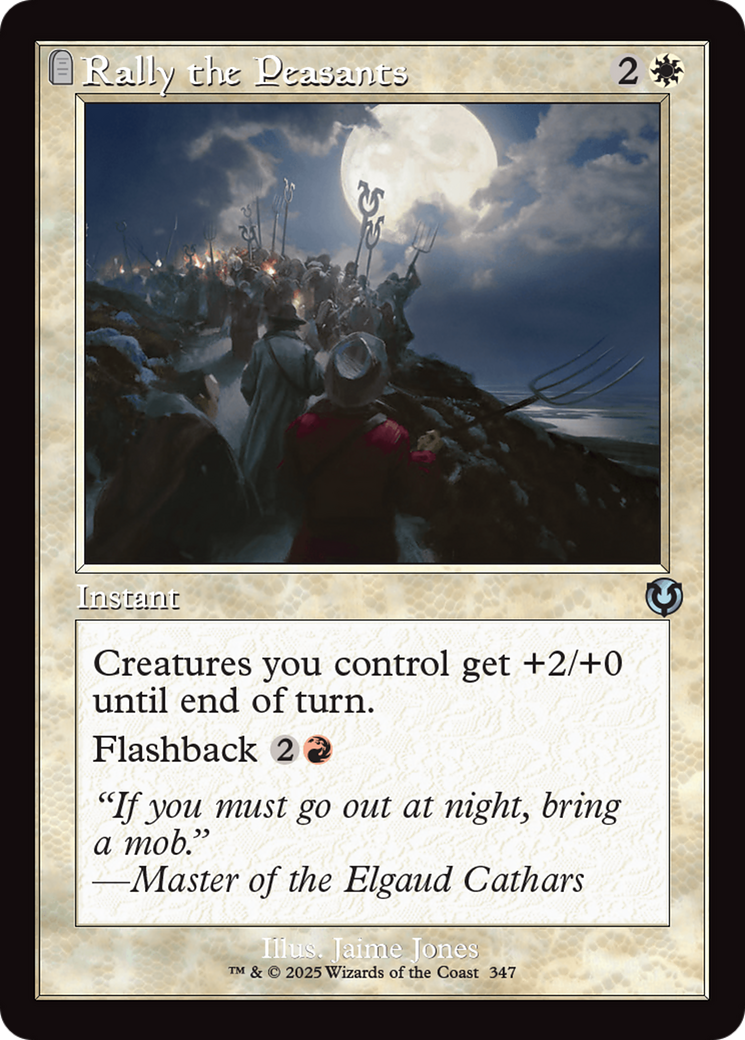 Rally the Peasants (Retro Frame) [Innistrad Remastered] Foil