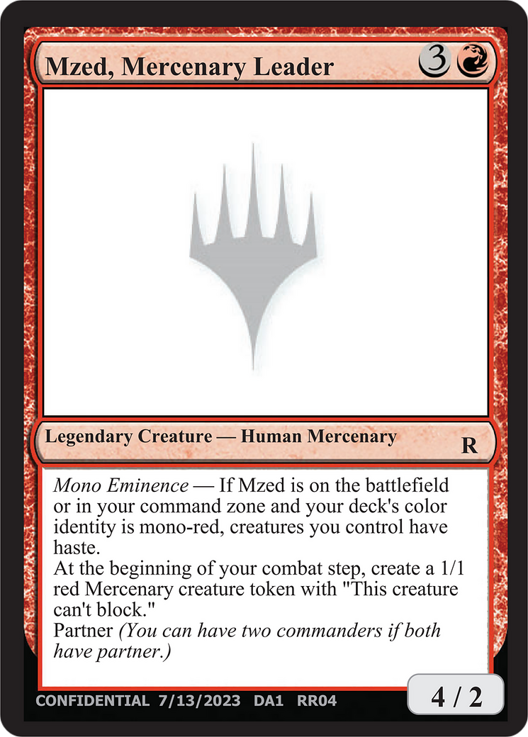 Mzed, Mercenary Leader  [Unknown Event]