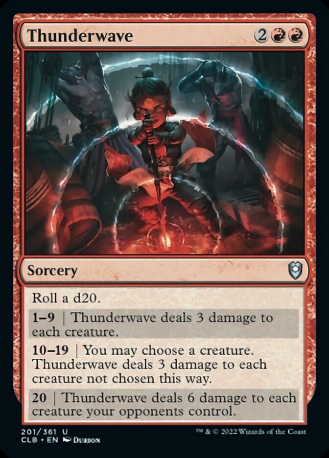 Thunderwave [Commander Legends: Battle for Baldur's Gate] Foil