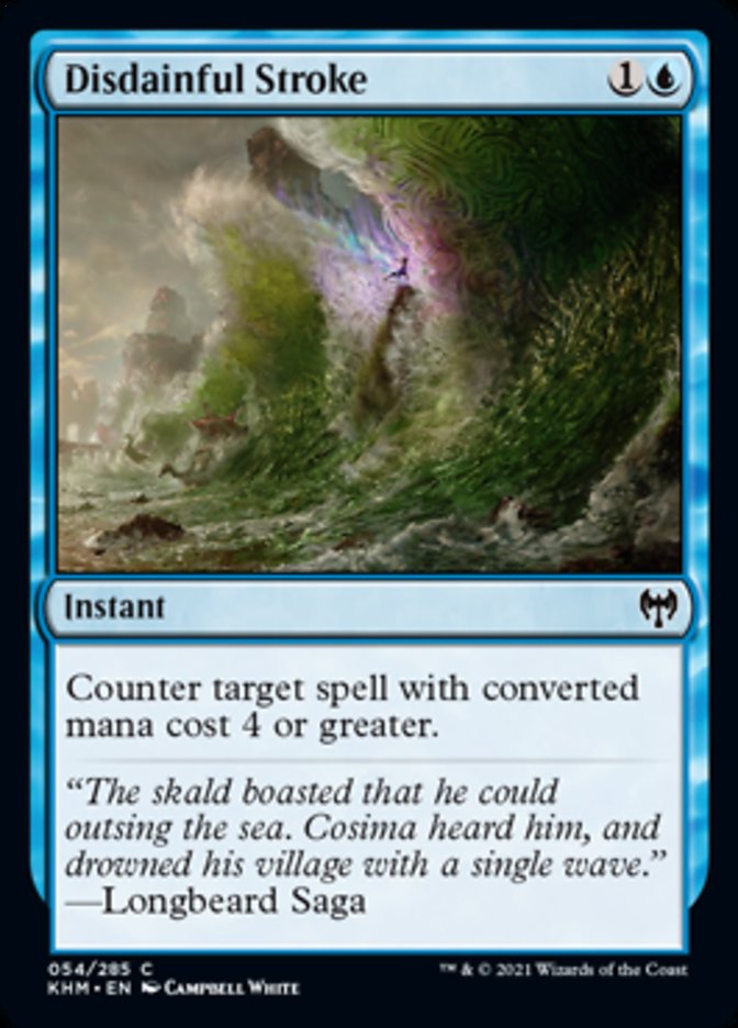 Disdainful Stroke [Kaldheim] Foil