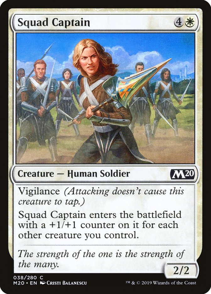 Squad Captain [Core Set 2020] Foil