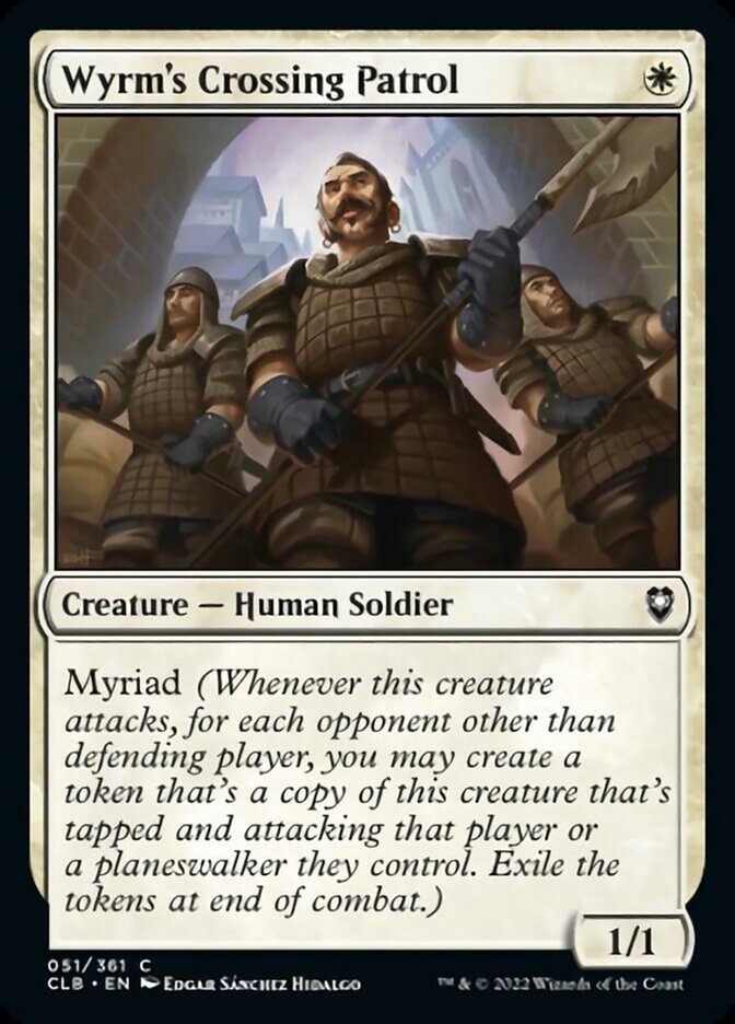 Wyrm's Crossing Patrol [Commander Legends: Battle for Baldur's Gate] Foil