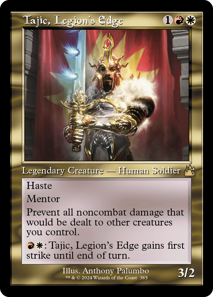 Tajic, Legion's Edge (Retro Frame) [Ravnica Remastered] Foil