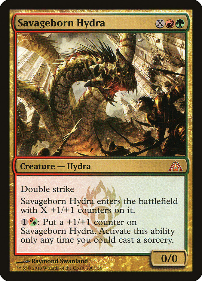 Savageborn Hydra [Dragon's Maze] Foil