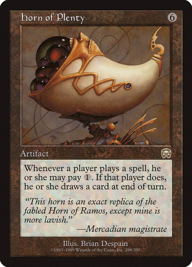 Horn of Plenty [Mercadian Masques] Foil